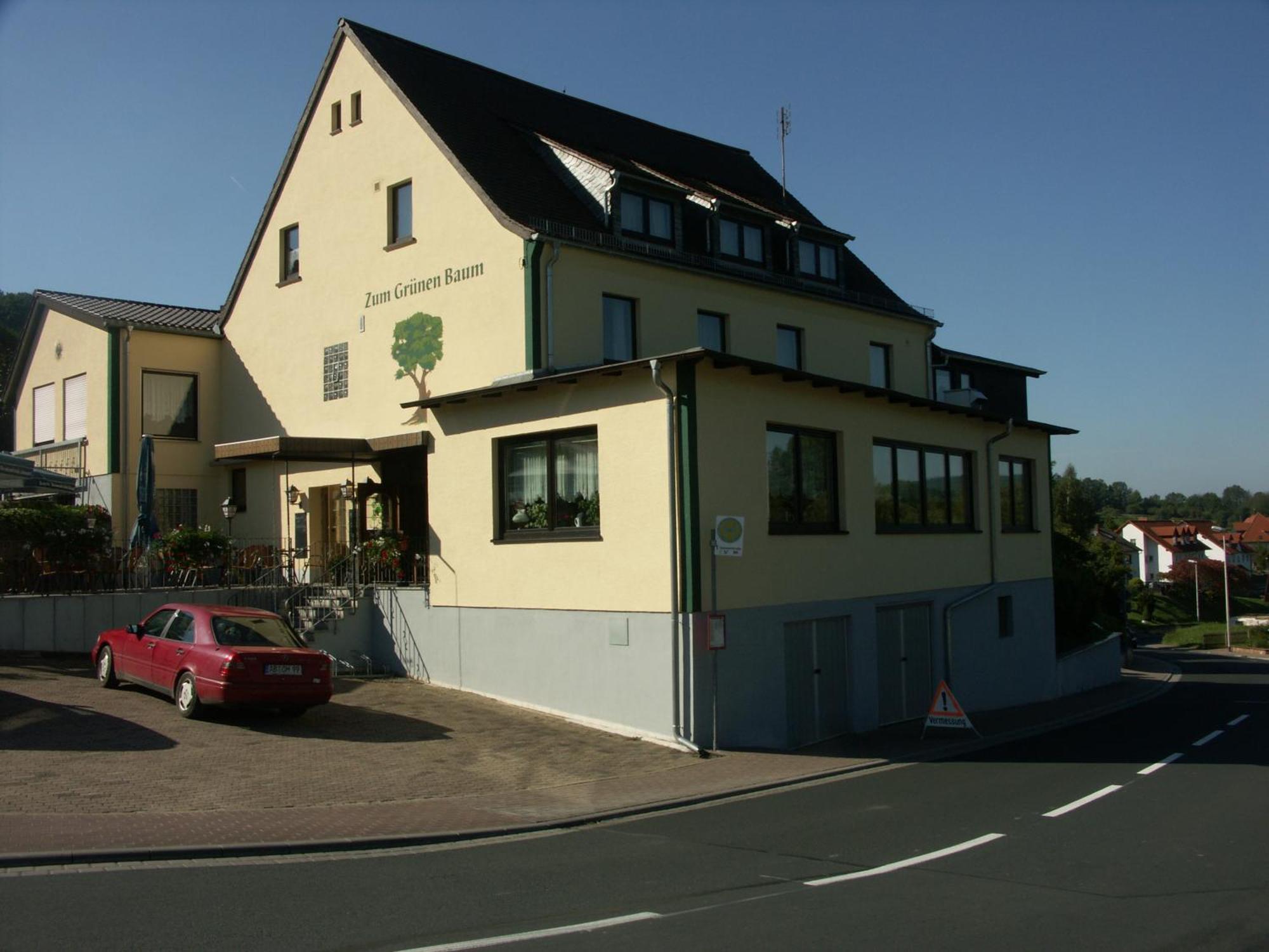 ホテル Restaurant Gruener Baum Leidersbach エクステリア 写真